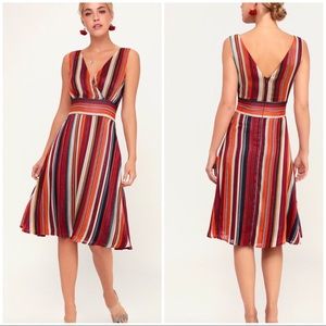 Lulu’s • Make My Dreams Come True Striped Dress